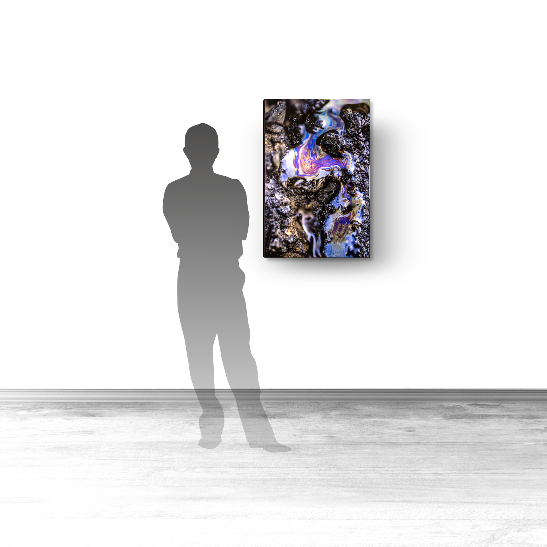 Interference III, contemporary Mixed Media by artist Lucas Seaward from Edmonton, Alberta Artwork (24inch x 36inch)