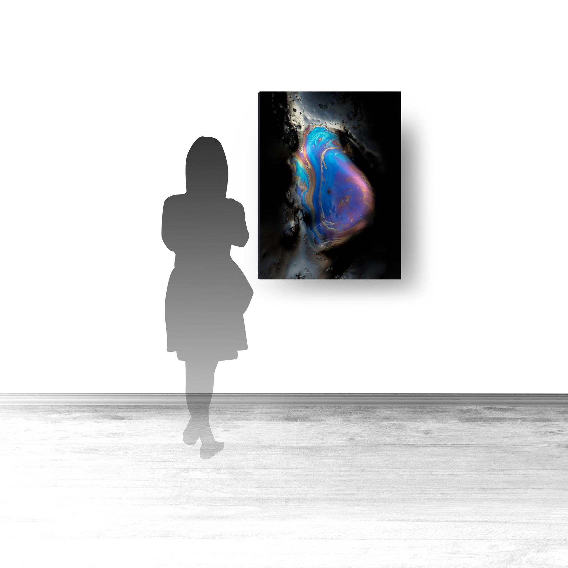 Interference VI, contemporary Mixed Media by artist Lucas Seaward from Edmonton, Alberta Artwork (30inch x 40inch)