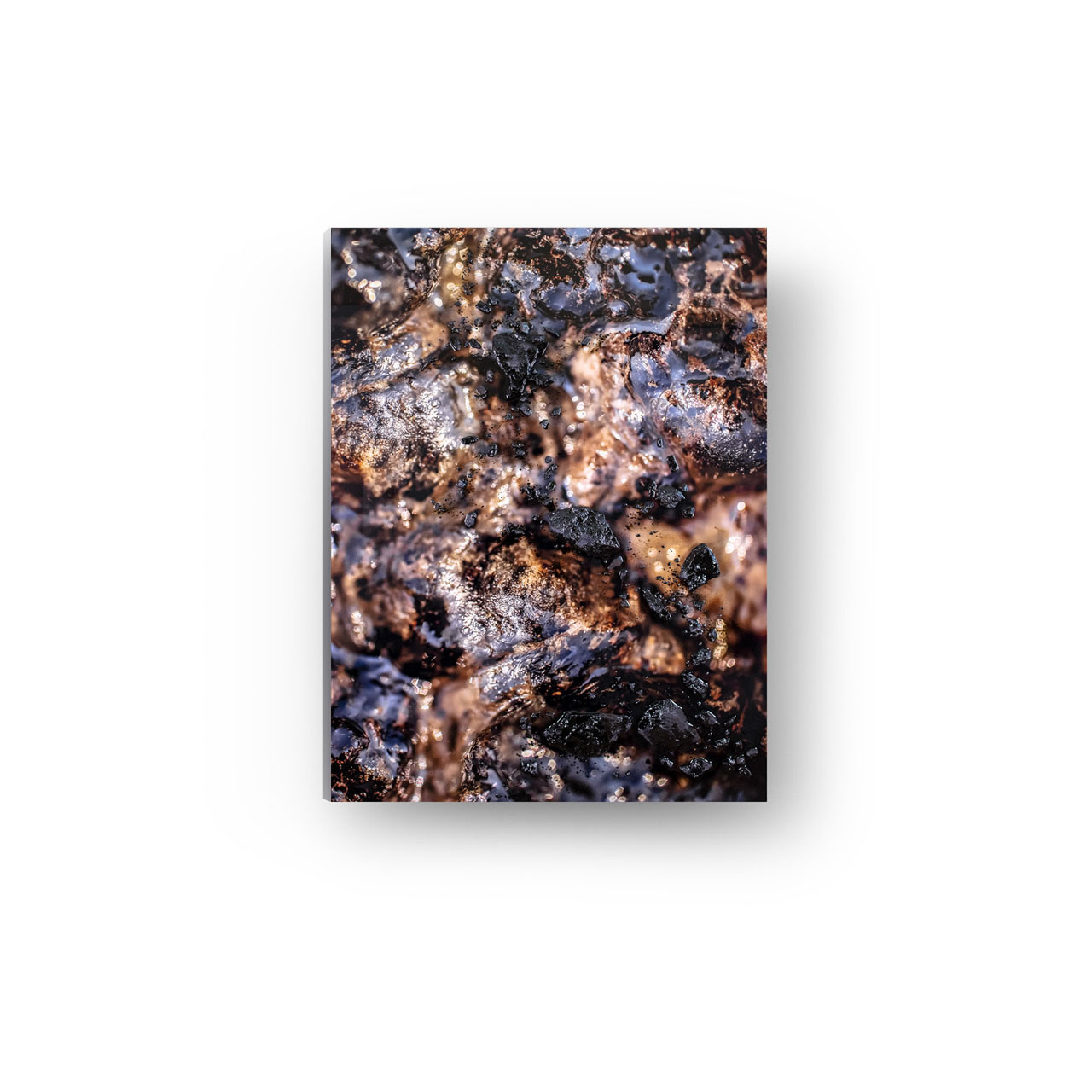 Rubiginous III contemporary mixed media fine art by artist Lucas Seaward from Edmonton, Alberta (36inch x 48inch)