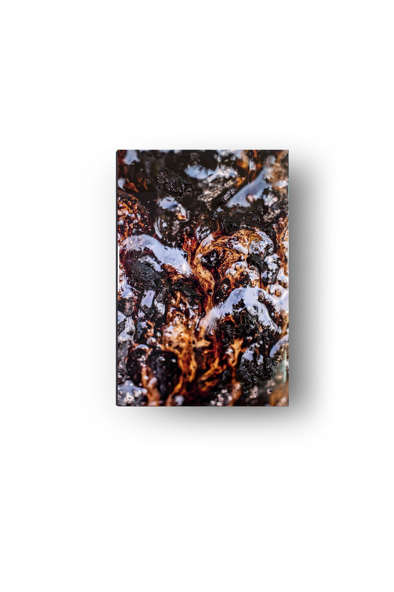 Rubiginous IV contemporary mixed media fine art by artist Lucas Seaward from Edmonton, Alberta (24inch x 36inch)